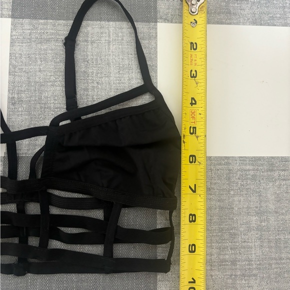 Pink Lipstick Cage Me In Strappy Bra - Picture 4 of 6